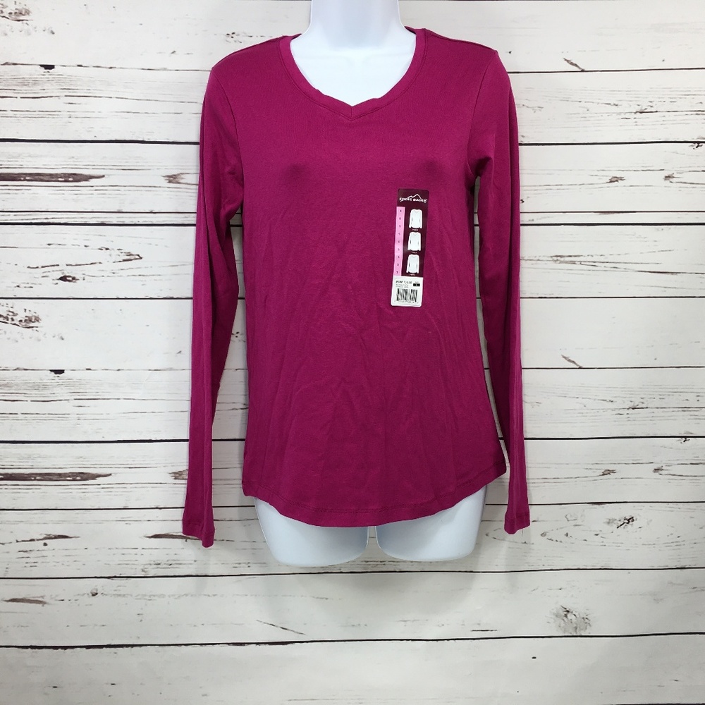 Eddie Bauer Women's Favorite Long Sleeve V Neck T-